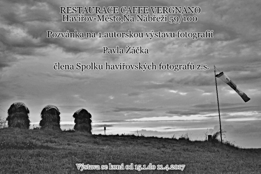 Výstava fotografií Vergnano 2017