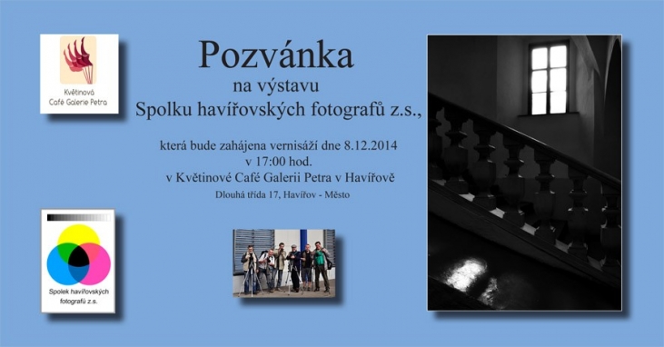 Výstava fotografií v Květinové Café Galerii Petra