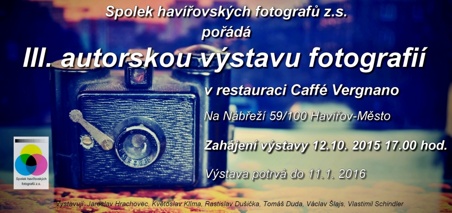 Výstava fotografií v Caffé Vergnano