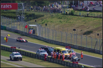 Havárie - S. Perez  - Force India 1